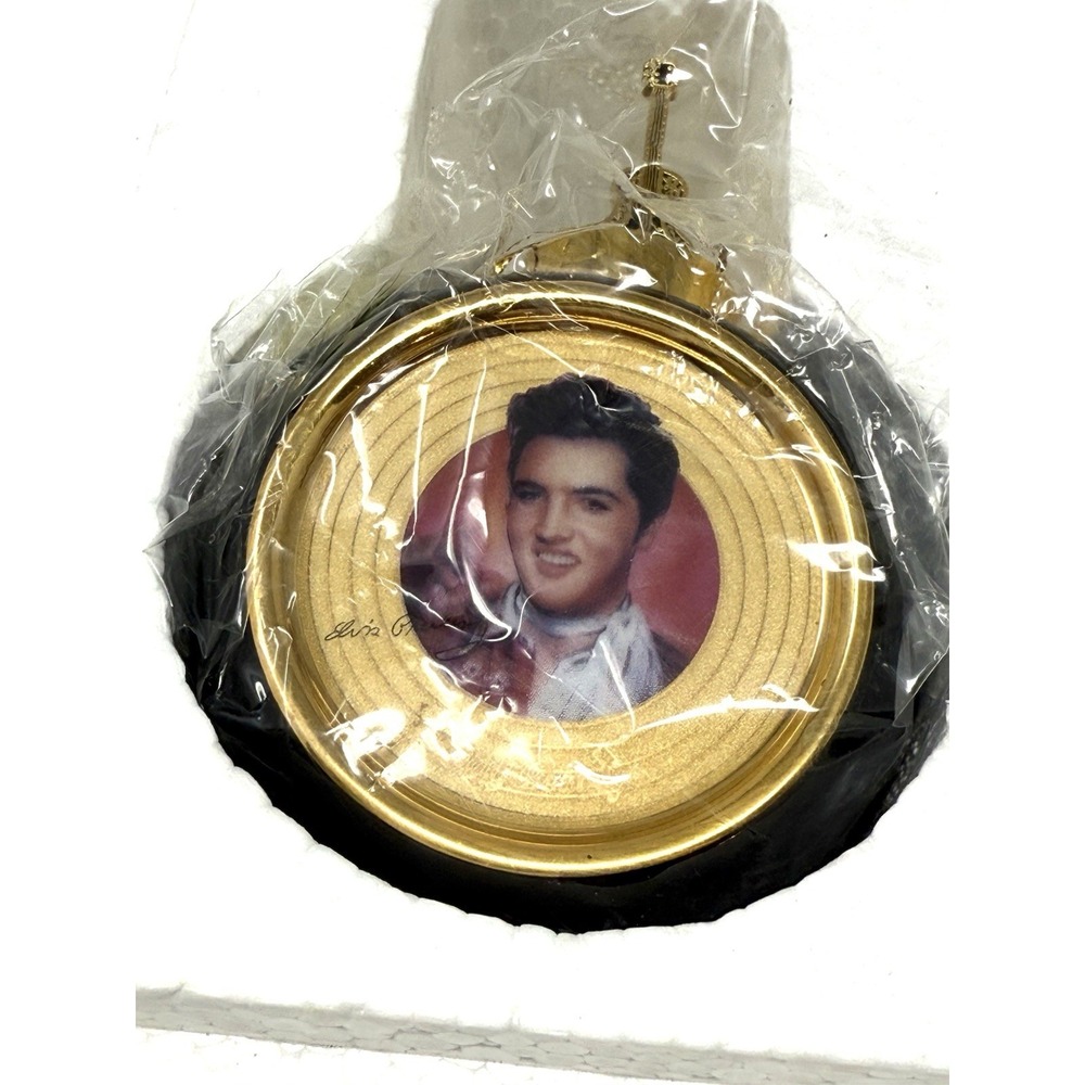 Elvis Presley Bradford Editions 1999 Ornament Hound Dog‎ And Teddy Bear - Picture 3 of 5